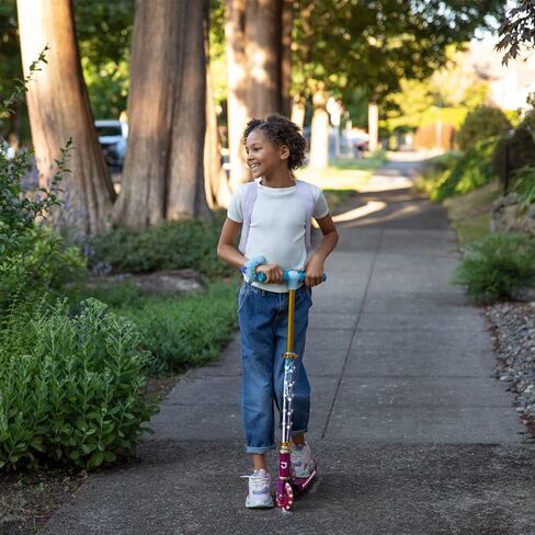 Jetson Character Kids Kick Scooter, LED Lights on Stem & Light-Up Wheels, Lightweight Frame, Height-Adjustable Handlebar, Lean-to-Steer System, Easy-Fold Mechanism in Kuwait