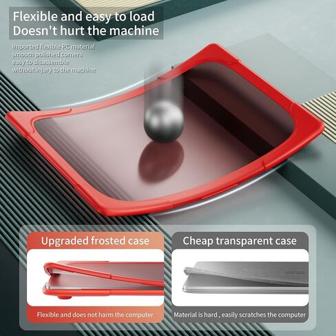 May Chen for Microsoft Surface Laptop 13.8 inch, 2024 Windows 11 AI + PC, 7th Edition Touchscreen Display, [Heavy Duty][Dual Layer] Kickstand Hard Case Cover with Rubberized TPU Bumper, Rose in Kuwait