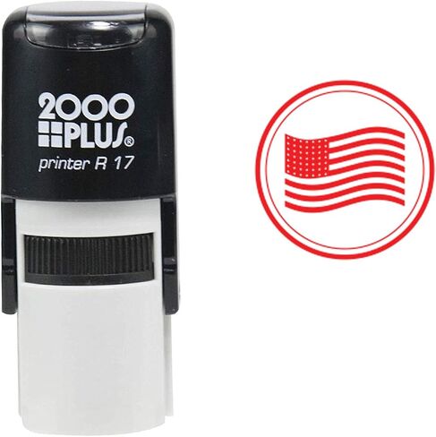 American USA Flag 2000 Plus Self Inking Rubber Teacher Stamp - Red Ink in Kuwait