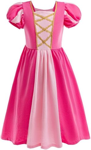 Dressy Daisy Toddler and Little Girls Cotton Princess Dress Up Clothes for Halloween Birthday Party Everyday Outfit Play Wear in Kuwait