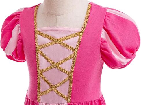 Dressy Daisy Toddler and Little Girls Cotton Princess Dress Up Clothes for Halloween Birthday Party Everyday Outfit Play Wear in Kuwait
