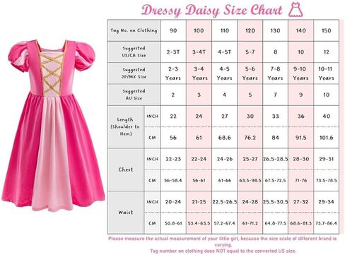 Dressy Daisy Toddler and Little Girls Cotton Princess Dress Up Clothes for Halloween Birthday Party Everyday Outfit Play Wear in Kuwait