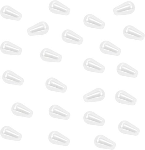 6x10mm البلاستيك فو ، دمعة دمعة لؤلؤة حبات المقلدة المياه لؤلؤة الخرز للاصطدام القلادة الأقراط in Kuwait