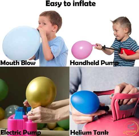 AFTERLOON® Biodegradable Balloons 24 pcs Sand White 12 Inch, Matte Color Thickened Extra Strong Latex Helium Float, Multicolor Colorful Bulk Color ballon baloon Globos Para Decoration De Fiestas Kids in Saudi Arabia