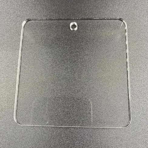 15 Blank Acrylic Square Clear with Hole 1/8" thick for Keychains Jewelry Crafts (2.5 Inch) in Kuwait