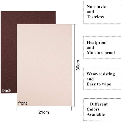 Benecreat 20pcs Velvet (بني) ألواح خلفية لزجة ، ورقة A4 (8.3 "× 11.8") متعددة الأغراض المتينة ذاتية ومقاومة للماء لفن عيد الميلاد في عيد الميلاد ، وصنع الحرف اليدوية in Saudi Arabia