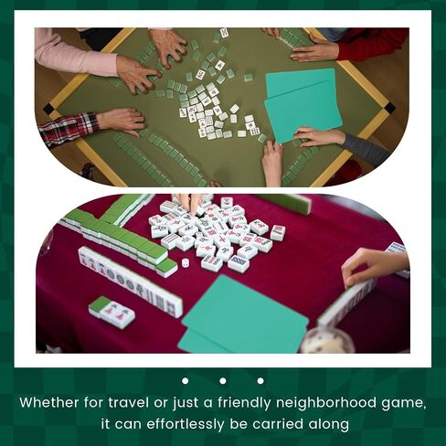 4 أجهزة كمبيوتر كبيرة من خلل البلاستيك Mahjong Mahjong Mixer لخلط البلاط وخلطه 8.86 × 6.18 بوصة لمحبي Mahjong يلعبون اللعبة in Kuwait