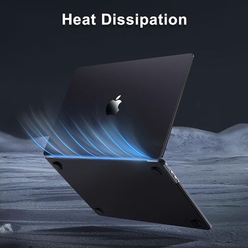 Moseso متوافق مع MacBook Air Case 13 بوصة 2025 2024 2023 2022 M4 A3240 M3 A3113 M2 A2681 ، غلاف مفاتيح أصلي مريح للغاية وغطاء لوحة مفاتيح ملونة مطابقة ، in Kuwait