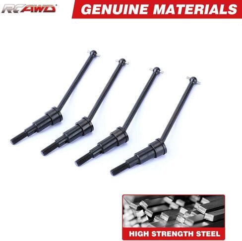 RCAWD Typhon Granite GROM 40CrMo Driveshafts & 10 mm Wheel Hex Set & Diff Outdrive Axles & M4 Wheel Nuts for ARRMA 1/18 1/14 RTR, 60% Upgrades #ARA311198 in Saudi Arabia