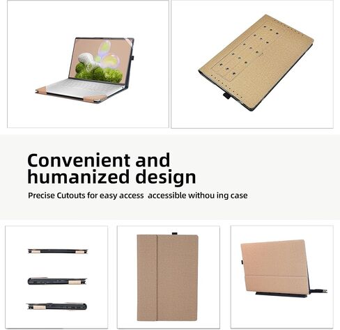 غطاء الكمبيوتر المحمول لـ Dell XPS 13 9350 9345 9340 9315 XPS 13 Plus 9320 شامل شامل 13.4 "2 في 1 PU الجلود الداخلية (الأزرق) in Saudi Arabia