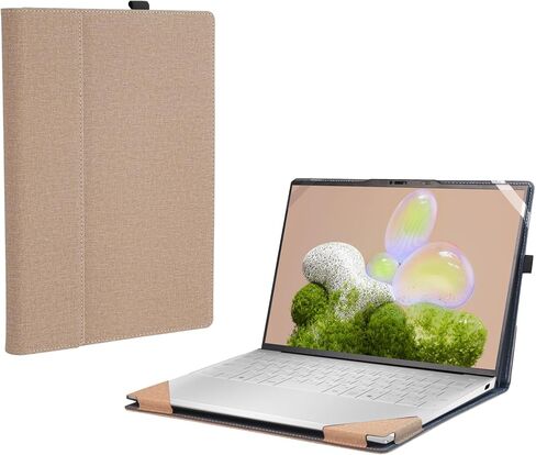 غطاء الكمبيوتر المحمول لـ Dell XPS 13 9350 9345 9340 9315 XPS 13 Plus 9320 شامل شامل 13.4 "2 في 1 PU الجلود الداخلية (الأزرق) in Saudi Arabia