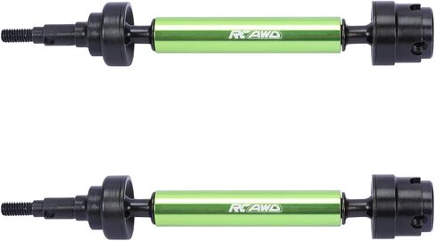RCAWD Steel Rear Driveshaft for Arrma 1/10 Gorgon 4X2 MEGA 550 Drive Shaft Upgrades Part Green in Kuwait