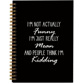 hold fizz Funny Office Gifts for Leader Coworkers, Dumpster Fire Desk Accessories, Employee Appreciation Gift, Dumpster Fire Notepad, Spiral Notebook 5.5x8.3