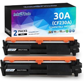 INK E-SALE 30A Compatible Toner Cartridge Replacement for HP 30A CF230A for use with HP Pro M203 M227 Series M203d M203dn M203dw MFP M227fdn M227fdw M227sdn Printer 2-Pack New Version