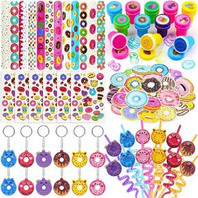 Monster Truck Party Favors Set - 110 PCS Truck Theme Slap Bracelets Keychains Tattoo Stickers Drinking Straws Party Goodie Pinata for Boys Birthday Supplies