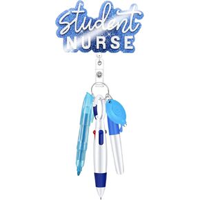 5 Pcs Student Nurse Badge Accessories Nurse Pen Set for Student Nurses (Blue)