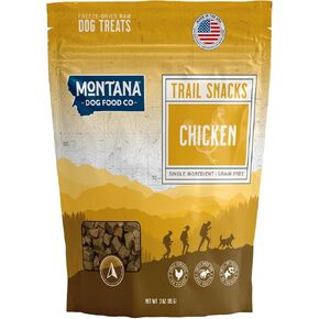 MONTANA DOG FOOD CO. Freeze-Dried Turkey Liver Dog Treats – 100% Natural, Single Ingredient, High Protein, Grain-Free, Made in USA – 3 oz Bag