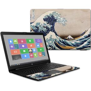 MightySkins Skin Compatible With HP 17t Laptop 17.3" (2017) - Great Wave Of Kanagawa | Protective, Durable, and Unique Vinyl Decal wrap cover | Easy To Apply, Remove | Made in the USA