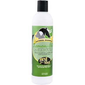 Best Shot Lemon-Aid Oatmeal Wash, Pet Shampoo for Dogs, Cats, and Horses, Ideal Pet Grooming Supplies, 16 Oz.