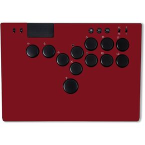 MightySkins Skin Compatible with Razer Kitsune - Solid Burgundy | Protective, Durable, and Unique Vinyl Decal wrap Cover | Easy to Apply & Change Styles | Made in The USA