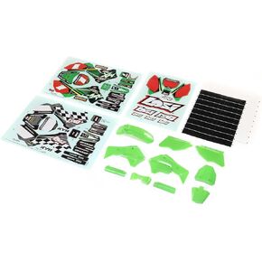 Losi Green Plastics w/Wraps PM-MX LOS260002 Elec Car/Truck Replacement Parts