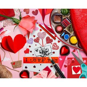 Springbok Be My Valentine 500 Piece Puzzle for Adults - Featuring Colorful Valentine Favorites
