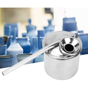 Clay Tool Pottery Painting Sprayer Pottery Atomizer, Stainless Steel Clay Tool Pottery Atomizer Glazes Pots, DIY Paint Glaze Spray Craft Pottery Pot Ceramic Painting Sprayer (200ML)