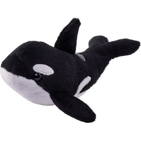 Wild Republic Pocketkins Eco Orca, Stuffed Animal, 5 Inches, Plush Toy, Made from Recycled Materials, Eco Friendly
