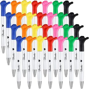 Chinco 49 Pieces Thank You Pen Thumbs up Pen Thank You Gifts Bulk Cute Teacher Appreciation Pens Fun Pens for Teacher Employee Doctor Nurse Coworker