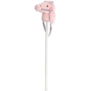 Aurora® Rideable Giddy-Up Friends™ Fantasy Pony Pink Stuffed Animal - Active Fun - Imaginative Adventures - Pink 37 Inches