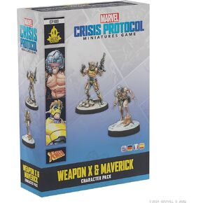 Marvel: Crisis Protocol Weapon X & Maverick Character Pack - Tabletop Superhero Game, Ages 14+, 2 Players, 90 Minute Playtime, Made by Atomic Mass Games