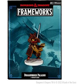 D&D Frameworks: Dragonborn Paladin Male - Unpainted and Unassembled