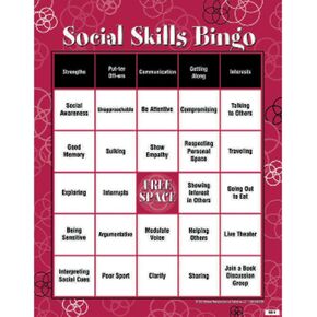Wellness Reproductions & Publishing Social Skills Bingo Game for Adults