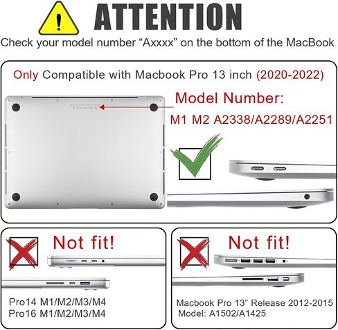 YSCLBAHUK for MacBook Pro 13 inch Case 2022 2021 2020 Release A2338 M2 M1 A2289 A2251 Cover, Printed Pattern Plastic Hard Shell Cover for MacBook Pro 13.3-inch A2159 A1989 A1706 2016-2019, Marble in Kuwait