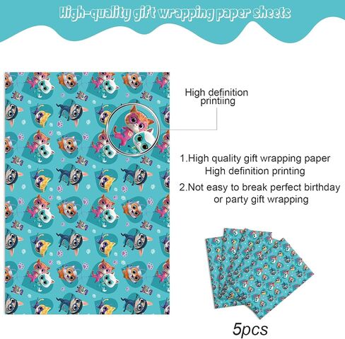 4Pack Wrapping Paper 20X30 inch for Baby Shower Kids McQueen Birthday Party Decorations Wedding DIY Crafts Gift Packing Birthday McQueen cars Decoration (car) in Kuwait