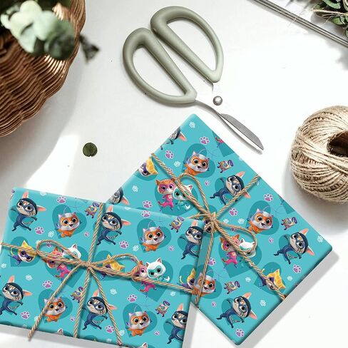4Pack Wrapping Paper 20X30 inch for Baby Shower Kids McQueen Birthday Party Decorations Wedding DIY Crafts Gift Packing Birthday McQueen cars Decoration (car) in Kuwait