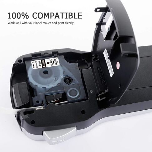 Oozmas Replacement for Dymo 45013 Label Maker Refills D1 Label Manager 160 Tape A45013 45013s S0720530 Compatible with Dymo D1 Labelmanager 280 Black on White 1/2 Inch x 23 Feet, 3 Cartridges in Kuwait
