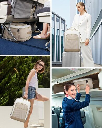 حقائب الظهر LoveVook كبيرة للسفر للنساء ، 50 لتر تحمل على ظهر الطائرة المعتمدة ، حقيبة سفر TSA الشخصية للنساء لتناسب 18 "كمبيوتر محمول ، ومقاوم للماء على أكياس للطائرات مع 3 مكعبات التعبئة ... in Kuwait