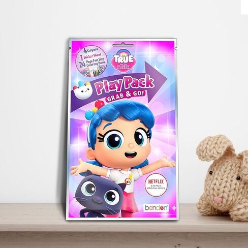 True and The Rainbow Kingdom Party Favors Pack ~ Bundle of 12 Play Packs Filled with Stickers, Coloring Books, and Crayons (True and The Rainbow Kingdom Party Supplies) in Kuwait
