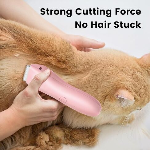 Dog Clippers Pet Grooming Kit, Low Noise Dog Hair Trimmer for Grooming Cordless Pet Shaver with LED Light for Dogs Cats Animals in Kuwait