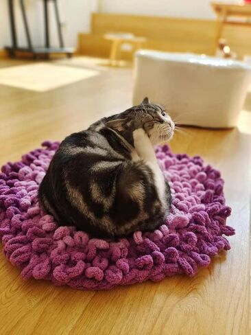 DDL&HEXI 4 of Loop Yarn Finger Knitting Yarn Chunky Chenille Yarn (103-4) in Kuwait