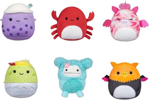 Squishmallows Original Micromallows Plush 6-Pack (Myrna, Henley, Anjara, Carlos, Joelle, Poplina) in Saudi Arabia