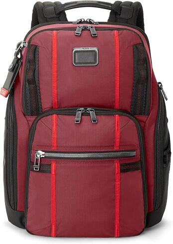 Tumi - حقيبة ظهر Search Alpha Bravo - حقيبة الظهر المحمول للرجال والنساء - حقيبة ظهر للعمل والسفر - 17.0 "× 14.0" × 8.3 " - جلد أسود in Kuwait