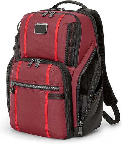 Tumi - حقيبة ظهر Search Alpha Bravo - حقيبة الظهر المحمول للرجال والنساء - حقيبة ظهر للعمل والسفر - 17.0 "× 14.0" × 8.3 " - جلد أسود in Kuwait