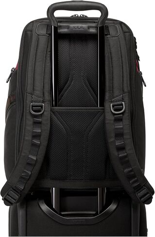 Tumi - حقيبة ظهر Search Alpha Bravo - حقيبة الظهر المحمول للرجال والنساء - حقيبة ظهر للعمل والسفر - 17.0 "× 14.0" × 8.3 " - جلد أسود in Kuwait