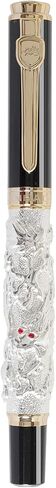Heavy Metal Dragon ballpoint pen (Ancient Silvery with Gold Trim) in Saudi Arabia
