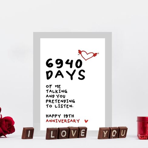 Funny 12 Year Anniversary Card Gifts for Him Her, Sweet 12th Anniversary Card for Girlfriend Boyfriend, Lovely 12th Weeding Anniversary Card Husband Wife, Happy Twelve Years Together Gift in Saudi Arabia