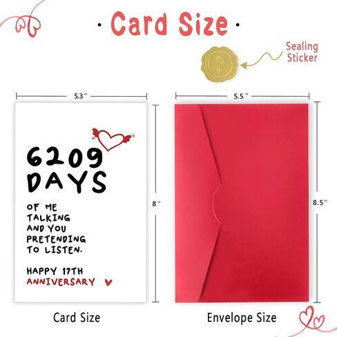 Funny 12 Year Anniversary Card Gifts for Him Her, Sweet 12th Anniversary Card for Girlfriend Boyfriend, Lovely 12th Weeding Anniversary Card Husband Wife, Happy Twelve Years Together Gift in Saudi Arabia