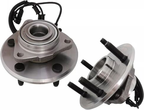 MOSTPLUS Wheel Bearing Hub Front Assembly 515036X2 Compatible for GMC Sierra 1500 Only for 4WD With ABS 6 Lug (Set of 2) in Kuwait