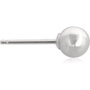 925 Sterling Silver 6mm Ball Stud أقراط تم بيعها في حزم 6 قطع (3 أزواج) كرة لامعة 0.7 مم نتائج ما بعد الأقراط لأقراط صنع المجوهرات